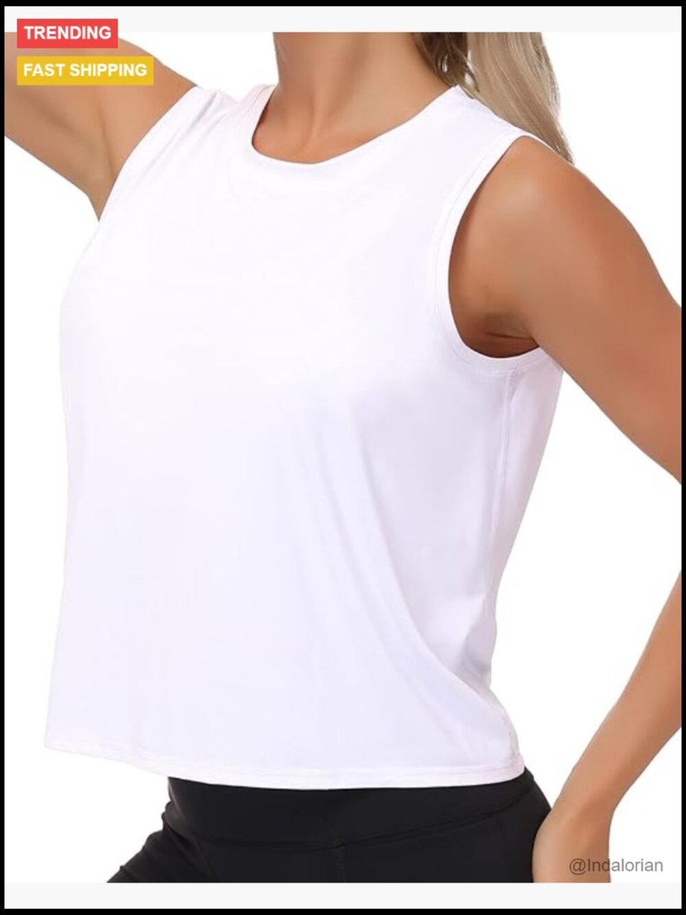 Women's Ice Silk Quick Dry Sleeveless Tank Top Workout Yoga Running